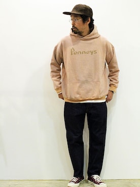 「Ordinary fits（オーディナリーフィッツ）のアイテム」を使った、nakajiさん（メンズ・168cm）の春コーディネート