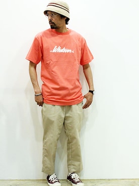 「LIXTICK（リックスティック）のアイテム」を使った、nakajiさん（メンズ・168cm）の春コーディネート