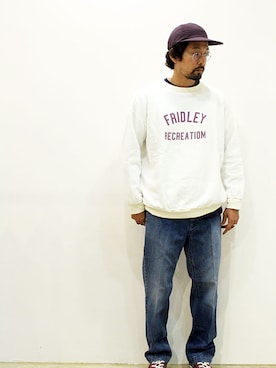 「Ordinary fits（オーディナリーフィッツ）のアイテム」を使った、nakajiさん（メンズ・168cm）の秋コーディネート