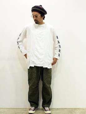 「Ordinary fits（オーディナリーフィッツ）のアイテム」を使った、nakajiさん（メンズ・168cm）の秋コーディネート