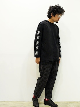 「ink（インク）のアイテム」を使った、nakajiさん（メンズ・168cm）の秋コーディネート