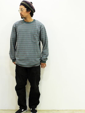 「Ordinary fits（オーディナリーフィッツ）のアイテム」を使った、nakajiさん（メンズ・168cm）の秋コーディネート