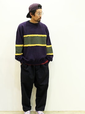 「Ordinary fits（オーディナリーフィッツ）のアイテム」を使った、nakajiさん（メンズ・168cm）の秋コーディネート