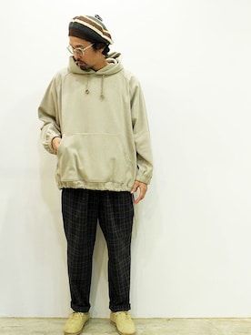 「HEALTH（ヘルス）のアイテム」を使った、nakajiさん（メンズ・168cm）の秋コーディネート