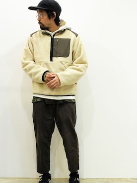 「THE UNION（ザユニオン）のアイテム」を使った、nakajiさん（メンズ・168cm）の冬コーディネート