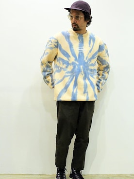 「THE UNION（ザユニオン）のアイテム」を使った、nakajiさん（メンズ・168cm）の冬コーディネート