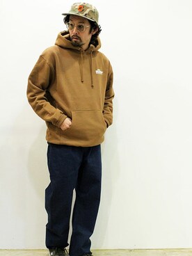 「NECESSARY or UNNECESSARY（ネセサリーオアアンネセサリー）のアイテム（パンツ）」を使った、nakajiさん（メンズ・168cm）の春コーディネート