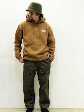 「MANEBU（マネブ）のアイテム（モカシン/デッキシューズ）」を使った、nakajiさん（メンズ・168cm）の春コーディネート