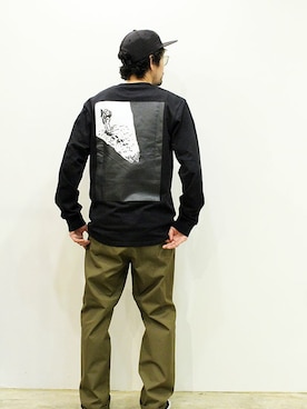 「NOTHIN SPECIAL（ナッシンスペシャル）のアイテム」を使った、nakajiさん（メンズ・168cm）の春コーディネート