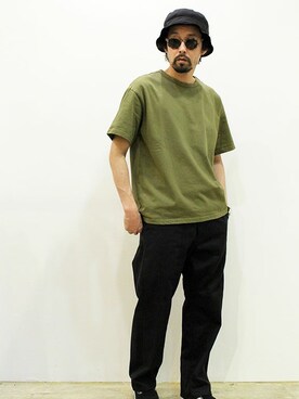 「ink（インク）のアイテム」を使った、nakajiさん（メンズ・168cm）の春コーディネート