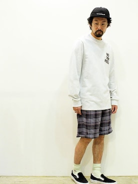 「NOTHIN SPECIAL（ナッシンスペシャル）のアイテム」を使った、nakajiさん（メンズ・168cm）の春コーディネート