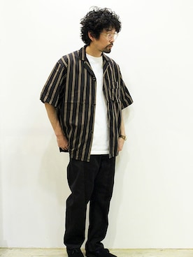 「ink（インク）のアイテム」を使った、nakajiさん（メンズ・168cm）の春コーディネート