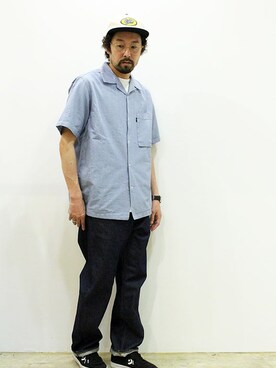 「ink（インク）のアイテム」を使った、nakajiさん（メンズ・168cm）の夏コーディネート