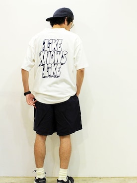 「THE FABRICのアイテム」を使った、nakajiさん（メンズ・168cm）の夏コーディネート