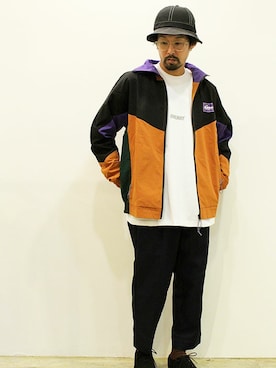 「MANEBU（マネブ）のアイテム（モカシン/デッキシューズ）」を使った、nakajiさん（メンズ・168cm）の秋コーディネート