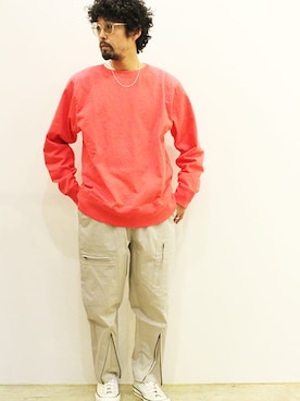 「NL（ニール）のアイテム」を使った、nakajiさん（メンズ・168cm）の冬コーディネート