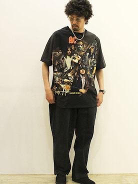 「MANEBU（マネブ）のアイテム」を使った、nakajiさん（メンズ・168cm）の春コーディネート