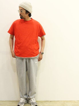 「NECESSARY or UNNECESSARY（ネセサリーオアアンネセサリー）のアイテム」を使った、nakajiさん（メンズ・168cm）の春コーディネート
