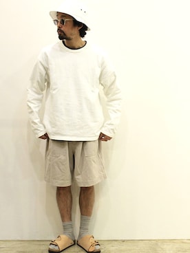 「COMFORTABLE REASON（コンフォータブルリーズン）のアイテム」を使った、nakajiさん（メンズ・168cm）の夏コーディネート