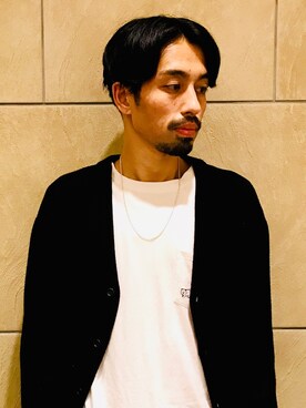 「動物モチーフ」｜「アイテム（Tシャツ/カットソー）」を使った、中野裕(なかのひろし)さん（メンズ・174cm）の秋コーディネート