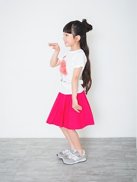 「アイテム（スカート）」を使った、BRANSHESさん（キッズ・117cm）の夏コーディネート