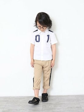 BRANSHESさん（キッズ・114cm）の夏コーディネート