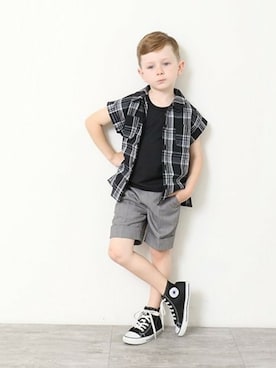 BRANSHESさん（キッズ・111cm）の夏コーディネート