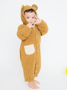 「アイテム（その他ベビー用品）」を使った、BRANSHESさん（キッズ・82cm）の秋コーディネート