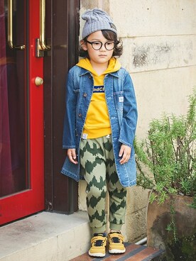 「RADCHAP（ラッドチャップ）のアイテム（シューズ）」を使った、BRANSHESさん（キッズ・114cm）の夏コーディネート