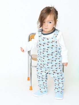 「アイテム（ママ＆ベビー）」を使った、BRANSHESさん（キッズ・73cm）の秋コーディネート