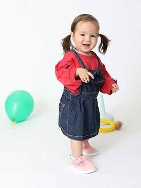 「アイテム（ママ＆ベビー）」を使った、BRANSHESさん（キッズ・73cm）の冬コーディネート