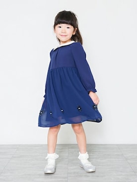 「アイテム（バレエシューズ）」を使った、BRANSHESさん（キッズ・109cm）の冬コーディネート