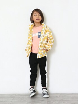 「RADCHAP（ラッドチャップ）のアイテム（ジャケット/アウター）」を使った、BRANSHESさん（キッズ・112cm）の冬コーディネート