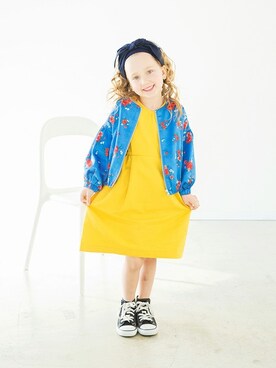 「BRANSHES（ブランシェス）のアイテム（ブルゾン）」を使った、BRANSHESさん（キッズ・110cm）の冬コーディネート