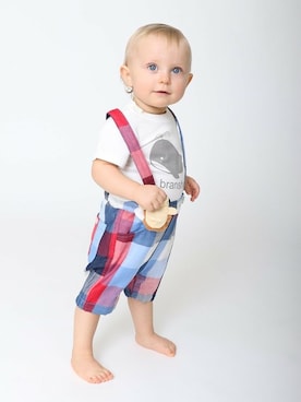 「アイテム（その他ベビー用品）」を使った、BRANSHESさん（キッズ・80cm）の春コーディネート