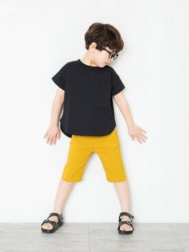 「アイテム（サンダル）」を使った、BRANSHESさん（キッズ・110cm）の春コーディネート