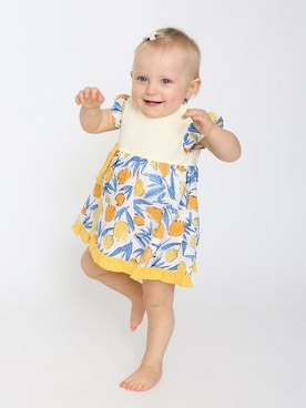 「アイテム（ロンパース）」を使った、BRANSHESさん（キッズ・80cm）の春コーディネート