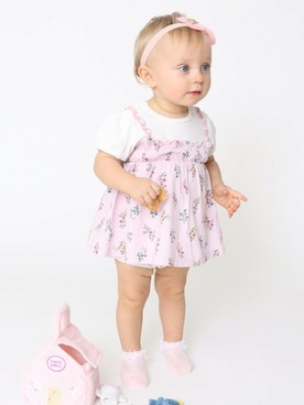 「アイテム（ロンパース）」を使った、BRANSHESさん（キッズ・80cm）の春コーディネート