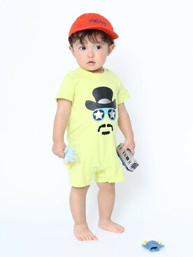 「アイテム（ママ＆ベビー）」を使った、BRANSHESさん（キッズ・79cm）の春コーディネート