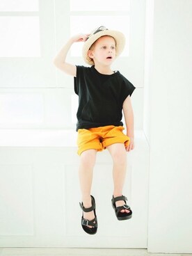 「kids」｜「アイテム（アンサンブル）」を使った、BRANSHESさん（キッズ・111cm）の春コーディネート