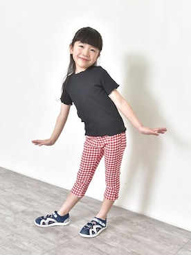 「アイテム（サンダル）」を使った、BRANSHESさん（キッズ・109cm）の春コーディネート