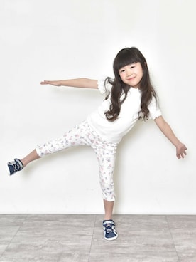 「アイテム（サンダル）」を使った、BRANSHESさん（キッズ・109cm）の春コーディネート