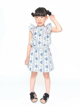 「アイテム（チュニック）」を使った、BRANSHESさん（キッズ・108cm）の夏コーディネート