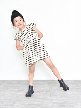 「アイテム（ワンピース/ドレス）」を使った、BRANSHESさん（キッズ・110cm）の夏コーディネート