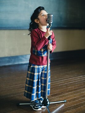 「RADCHAP（ラッドチャップ）のアイテム（パンツ）」を使った、BRANSHESさん（キッズ・112cm）の夏コーディネート