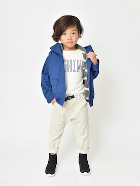 「アイテム（マウンテンパーカー）」を使った、BRANSHESさん（キッズ・113cm）の秋コーディネート