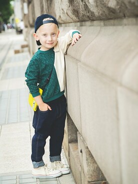 「アイテム（バッグ）」を使った、BRANSHESさん（キッズ・110cm）の夏コーディネート