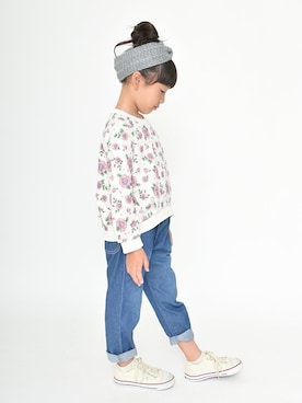 「アイテム（ヘアバンド）」を使った、BRANSHESさん（キッズ・114cm）の秋コーディネート