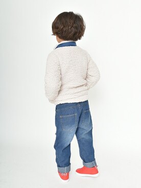 「BRANSHES（ブランシェス）のアイテム（ブルゾン）」を使った、BRANSHESさん（キッズ・113cm）の秋コーディネート
