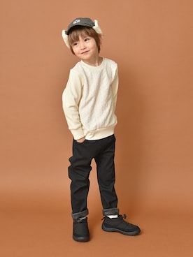 「kids」｜BRANSHESさん（キッズ・113cm）の秋コーディネート